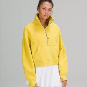 Funnel neck scuba hoodie